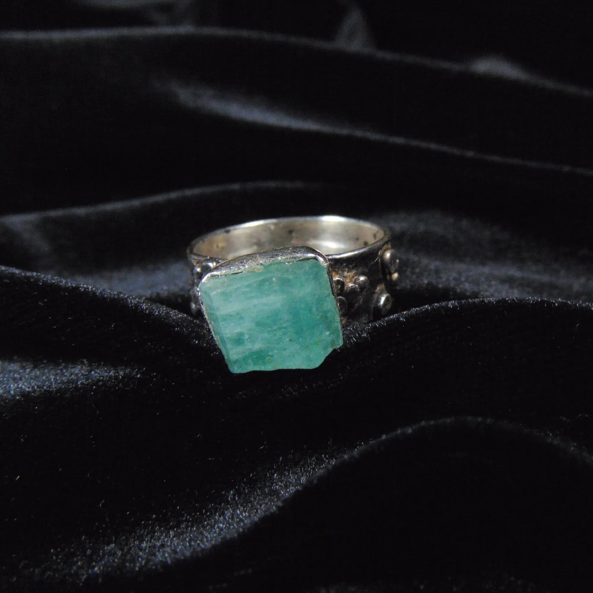 Pierścionek z niebieskim turmalinem - EPIR Art Jewellery&Gemstone