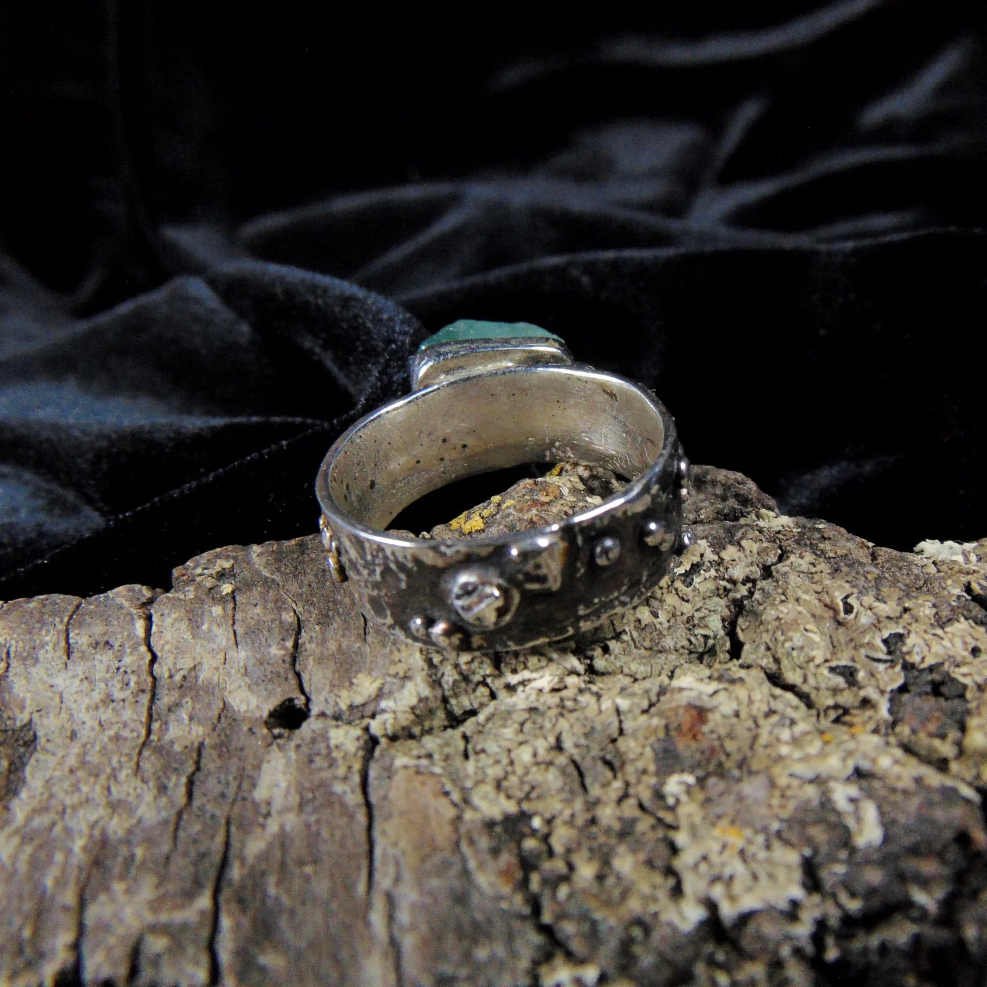 Pierścionek z niebieskim turmalinem - EPIR Art Jewellery&Gemstone