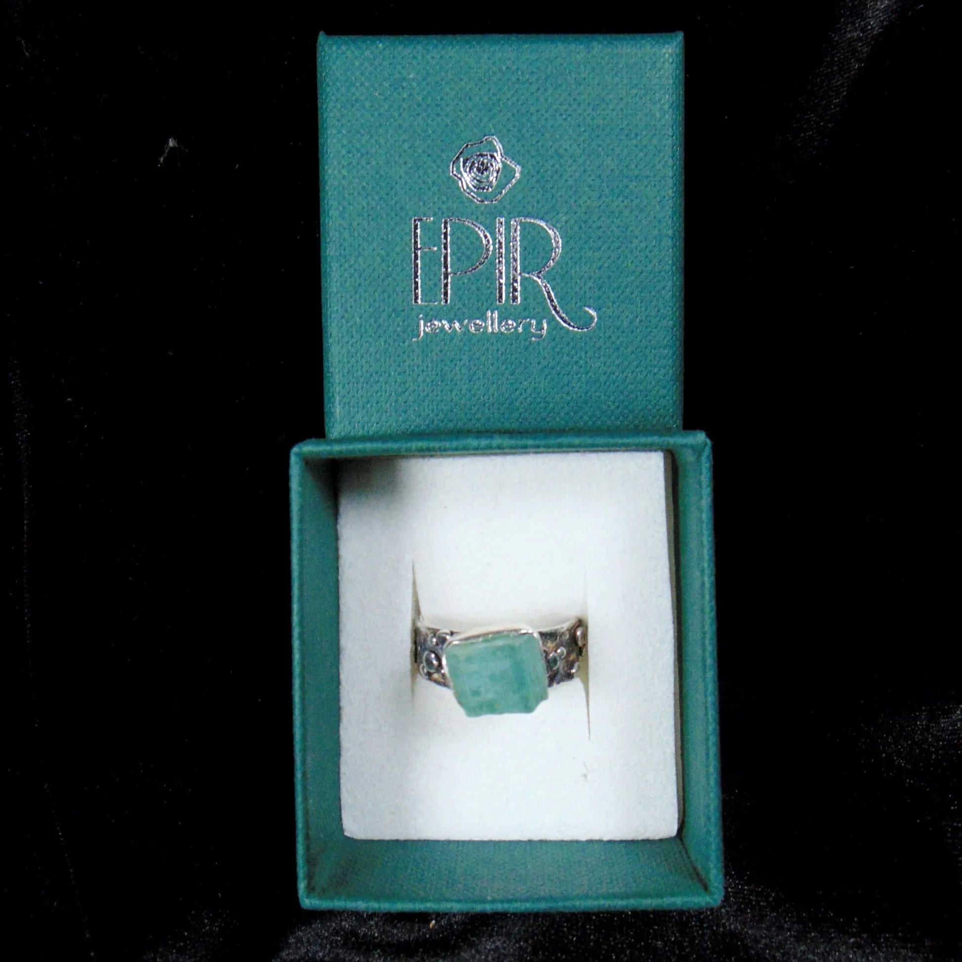 Pierścionek z niebieskim turmalinem - EPIR Art Jewellery&Gemstone
