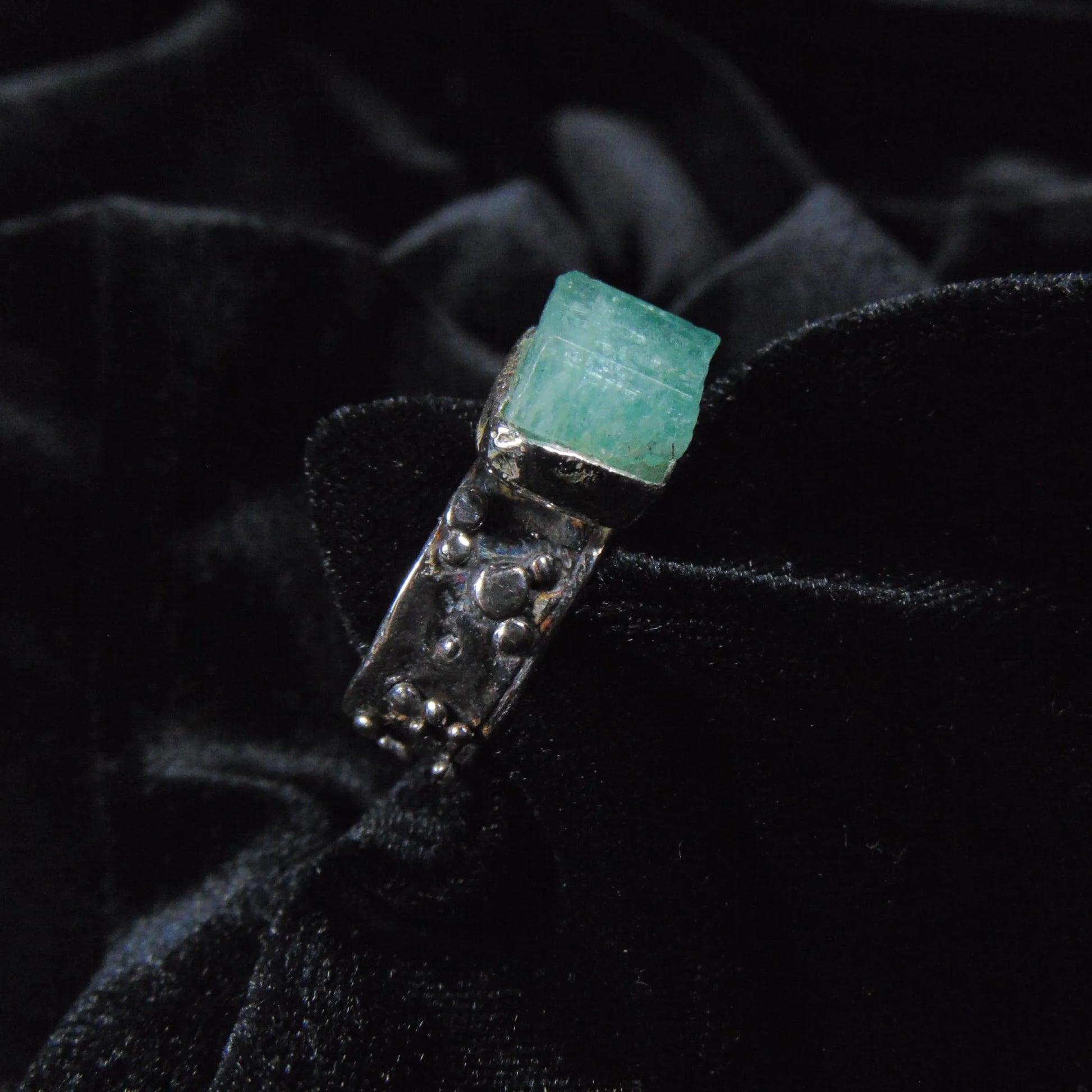 Pierścionek z niebieskim turmalinem - EPIR Art Jewellery&Gemstone