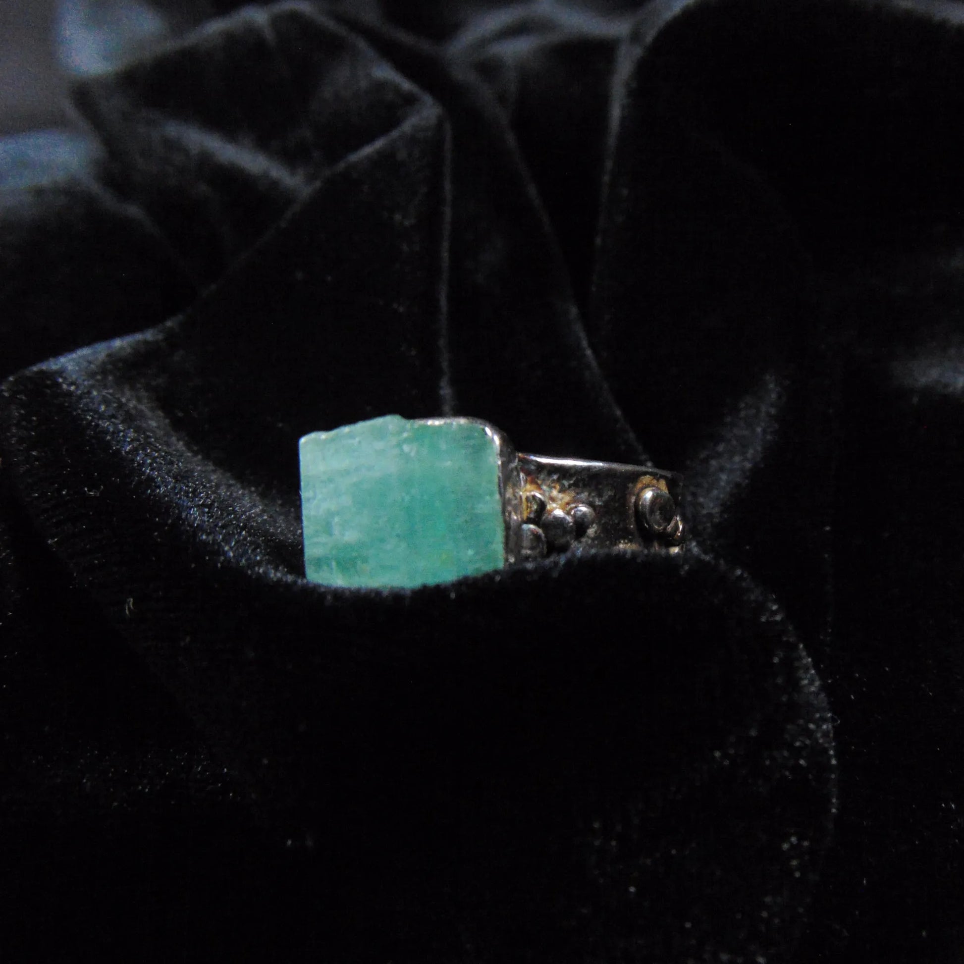 Pierścionek z niebieskim turmalinem - EPIR Art Jewellery&Gemstone
