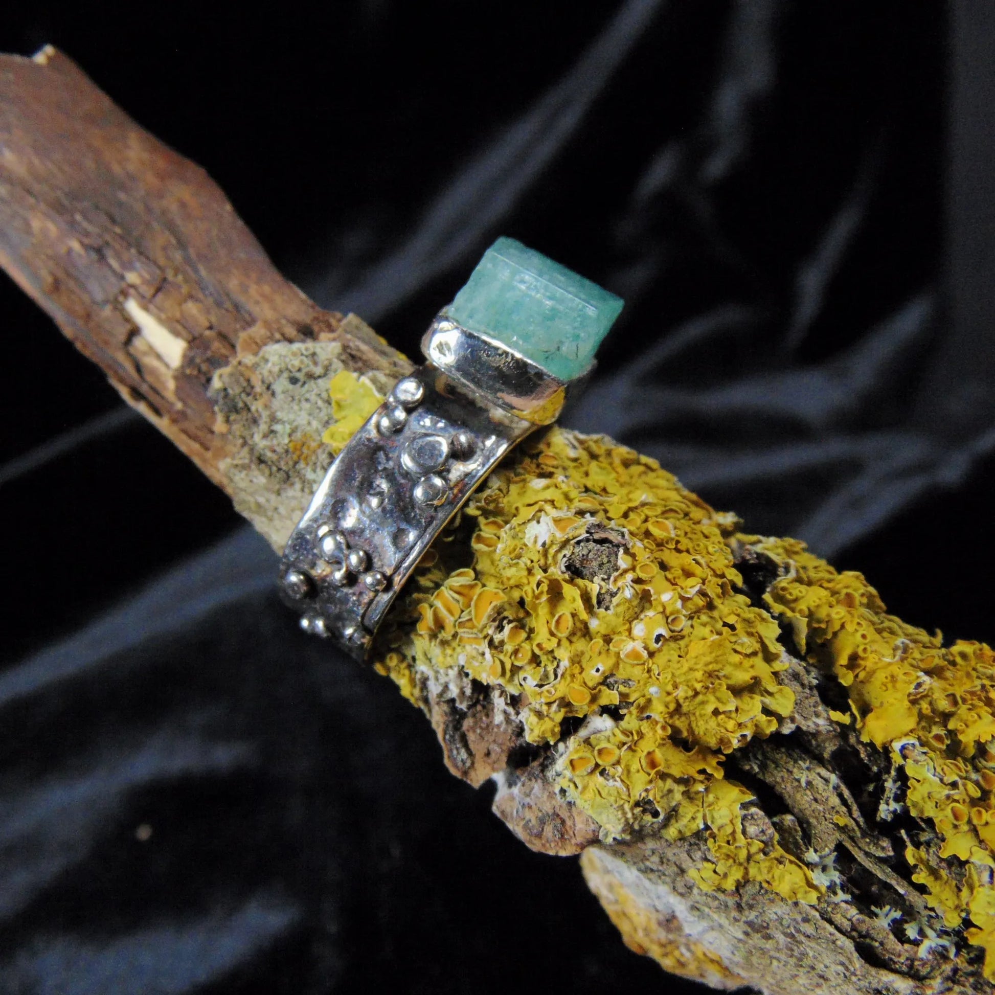 Pierścionek z niebieskim turmalinem - EPIR Art Jewellery&Gemstone