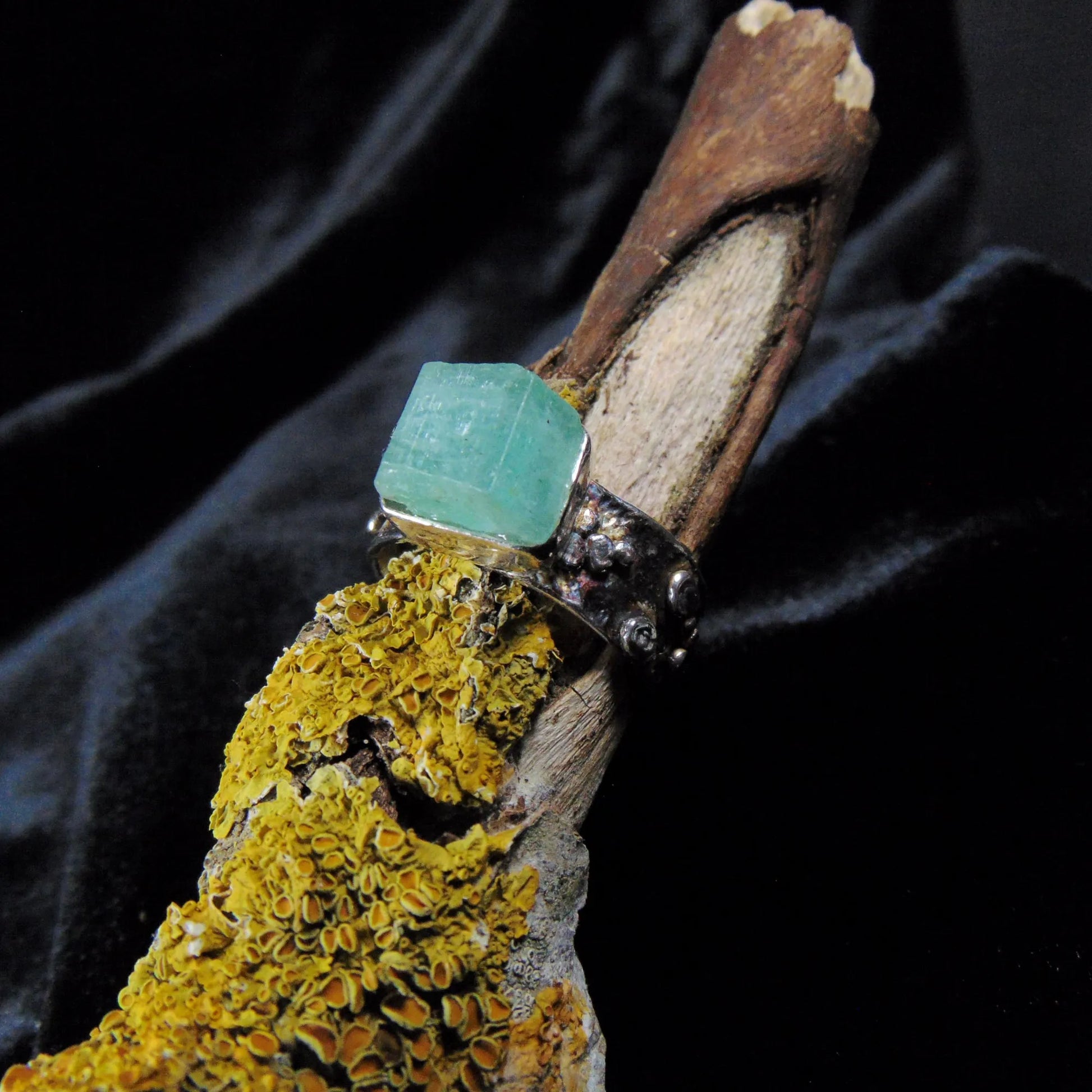 Pierścionek z niebieskim turmalinem - EPIR Art Jewellery&Gemstone