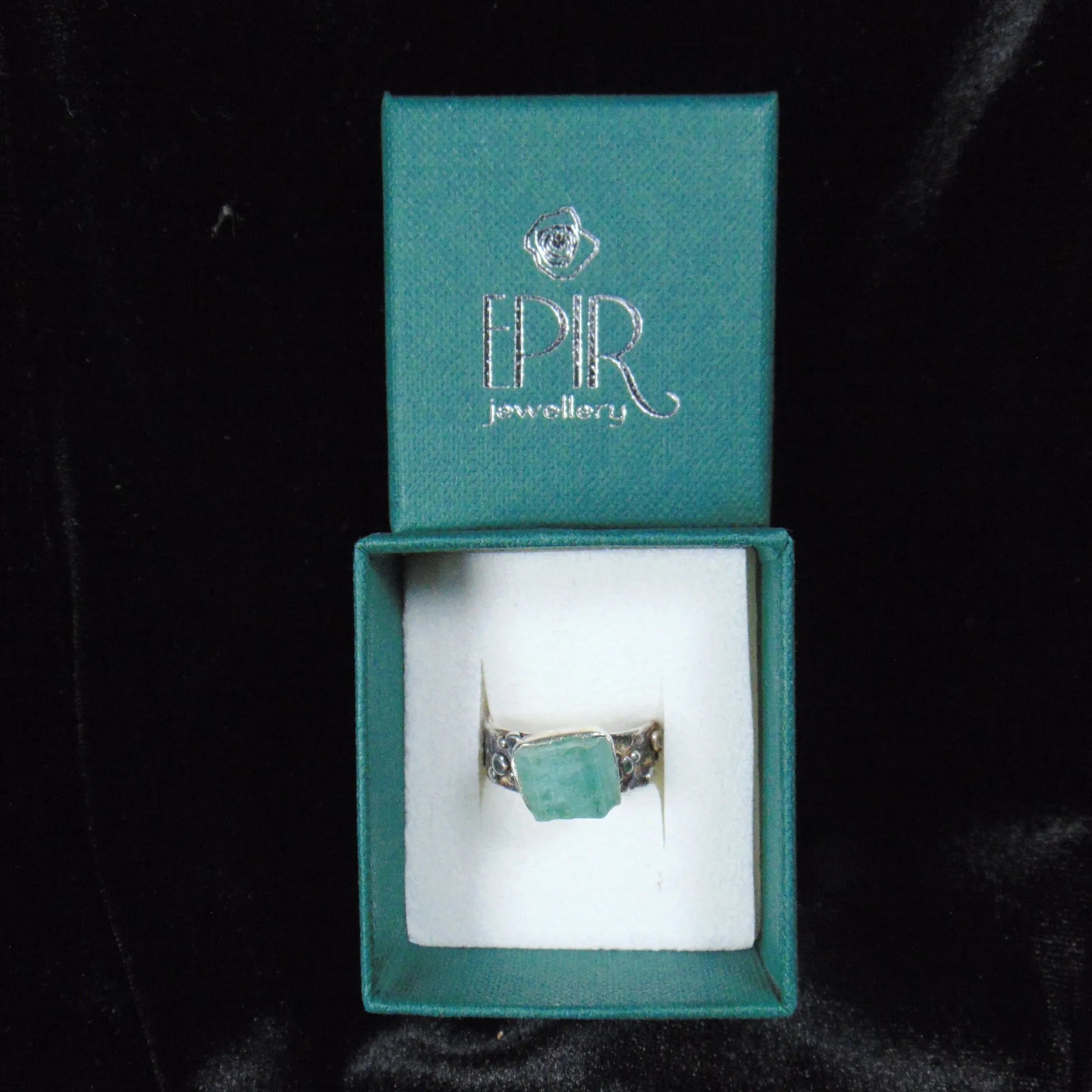 Pierścionek z niebieskim turmalinem - EPIR Art Jewellery&Gemstone