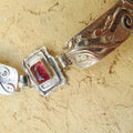 Bransoletka secesyjna z turmalinami EPIR Art Silver Jewellery bransoletka