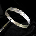 Bransoletka typu Bangle -Ryflowana EPIR Art Silver Jewellery bransoletka