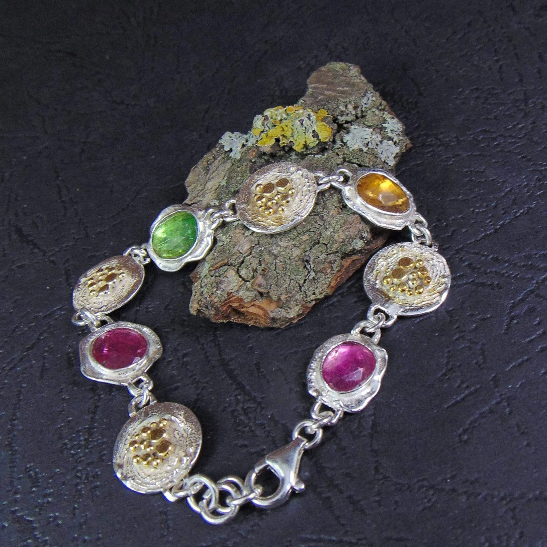 Bransoletka z kolorowymi turmalinami - EPIR Art Jewellery&Gemstone