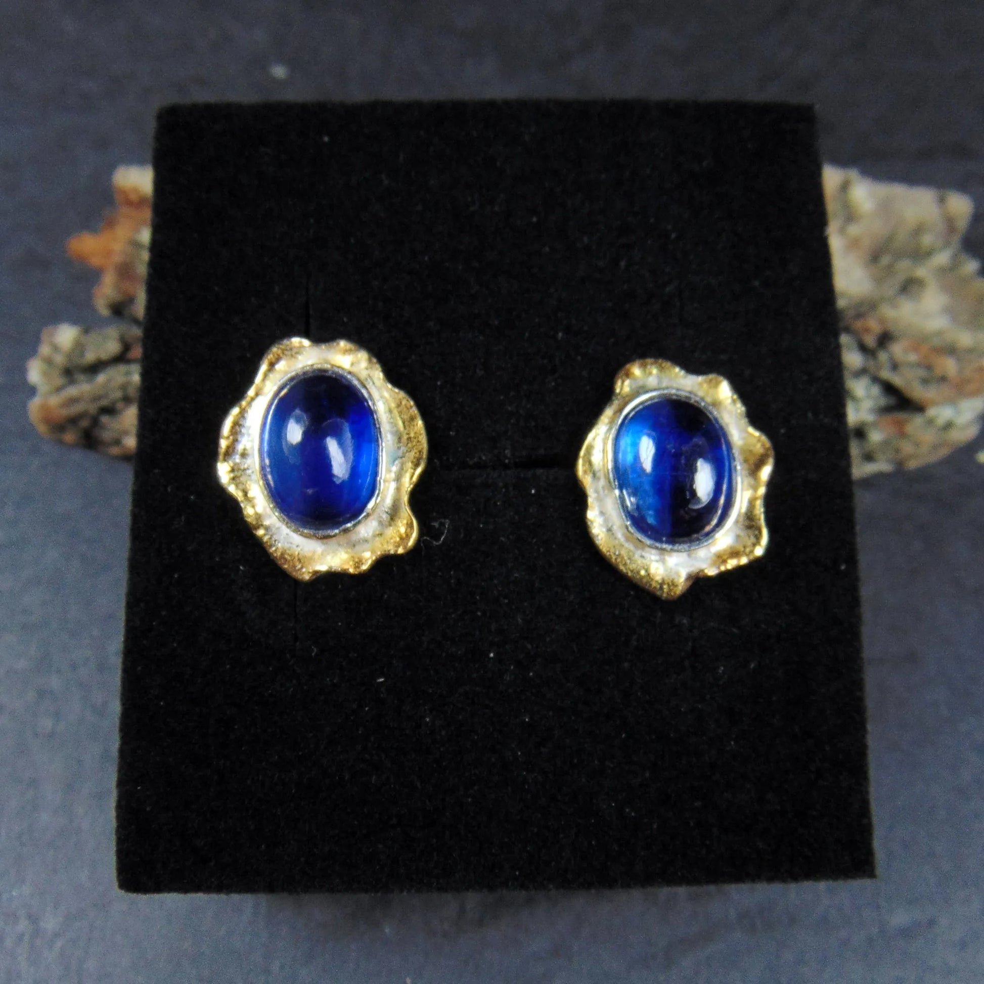 Kolczyki sztyfty z kyanitami - EPIR Art Jewellery&Gemstone