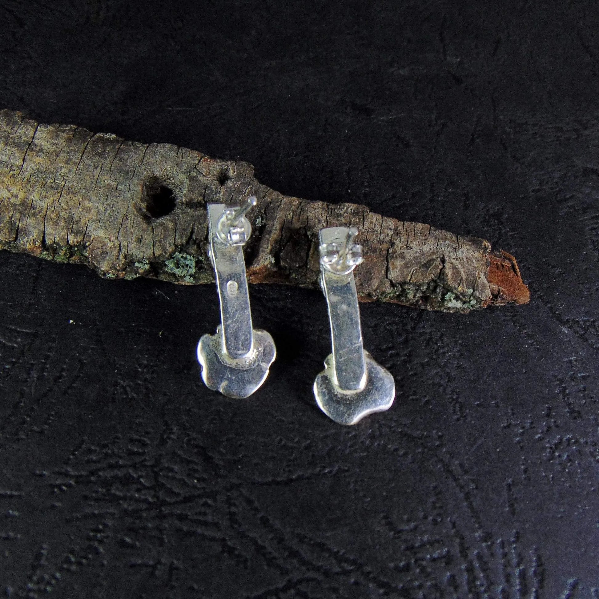 Kolczyki sztyfty z różowymi turmalinami - EPIR Art Jewellery&Gemstone