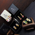 Kolczyki sztyfty z różowymi turmalinami - EPIR Art Jewellery&Gemstone