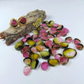 Kolczyki sztyfty z turmalinami arbuzowymi - EPIR Art Jewellery&Gemstone