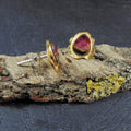 Kolczyki sztyfty z turmalinami arbuzowymi - EPIR Art Jewellery&Gemstone