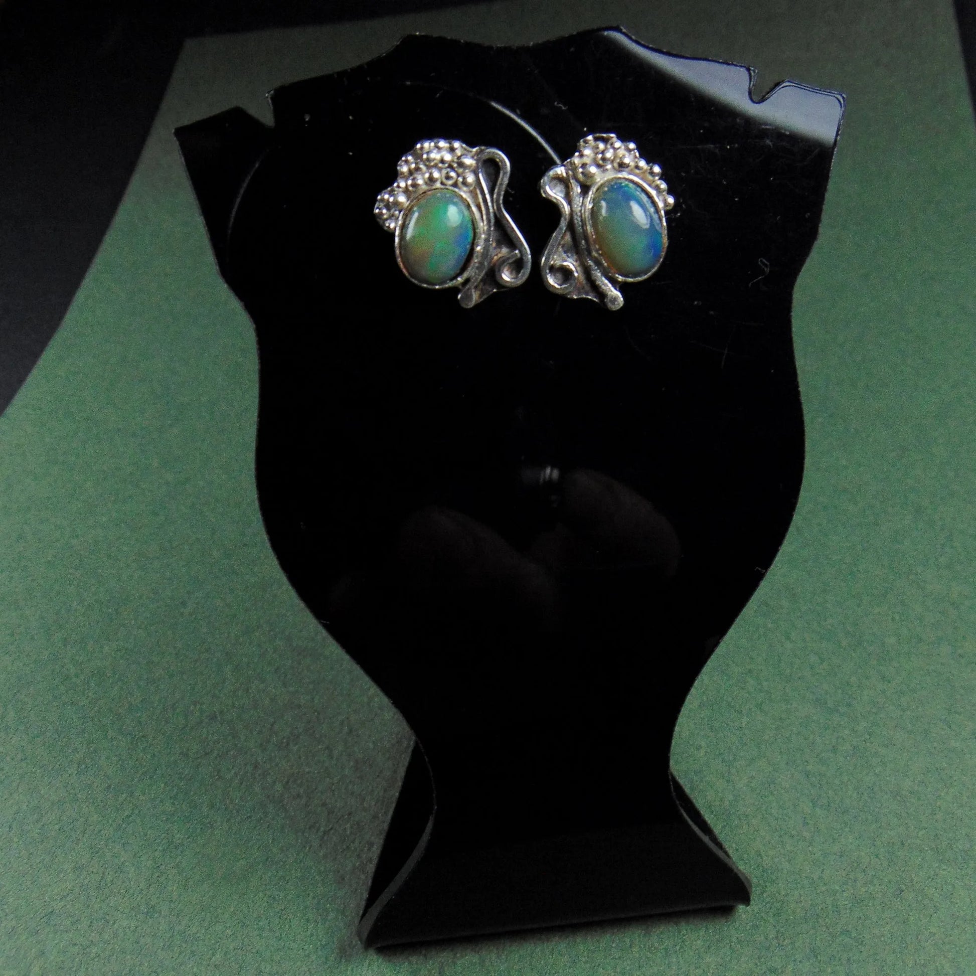 Kolczyki z kuleczkami i opalami - EPIR Art Jewellery&Gemstone