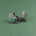 Kolczyki z kuleczkami i opalami - EPIR Art Jewellery&Gemstone