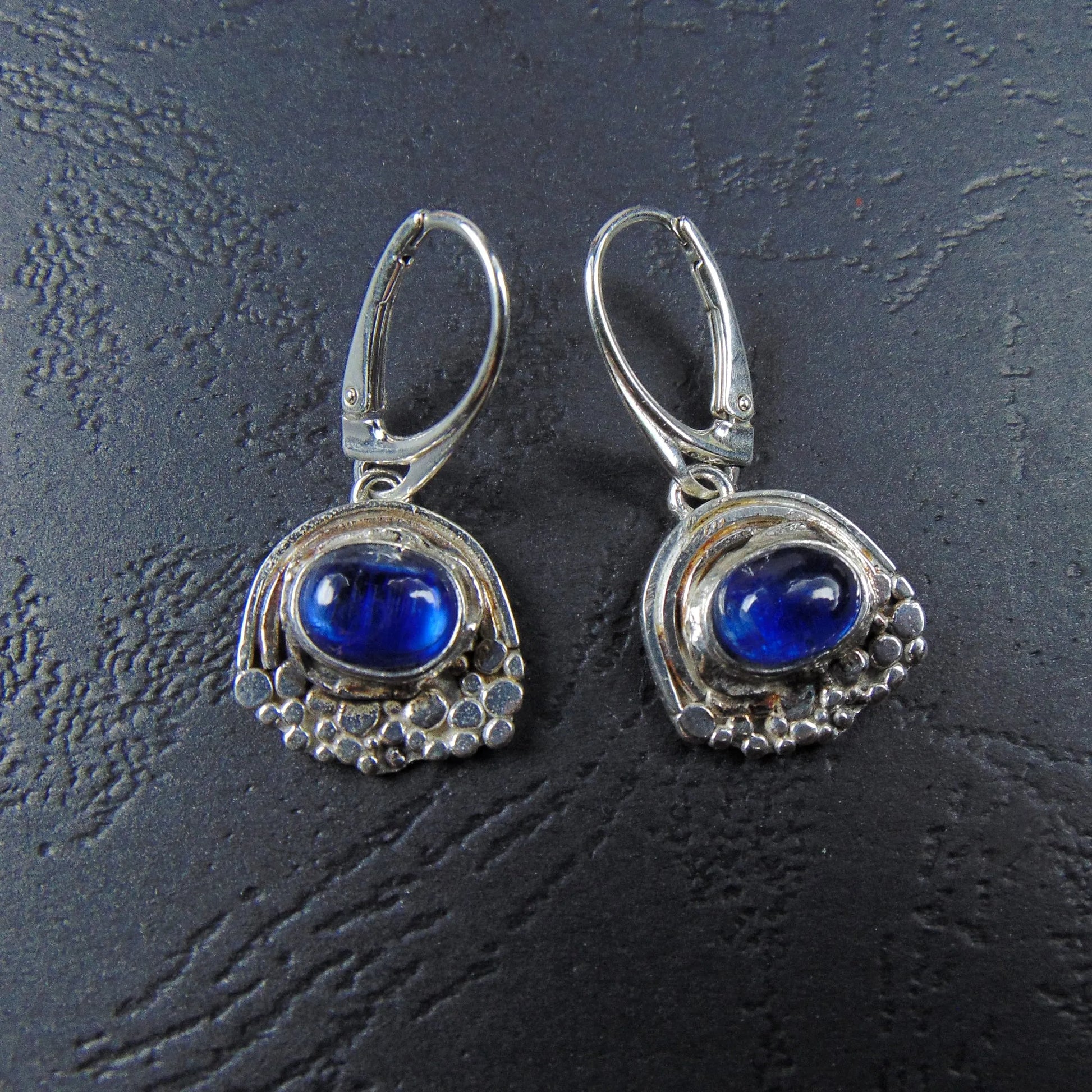 Kolczyki z niebieskimi kyanitami - EPIR Art Jewellery&Gemstone