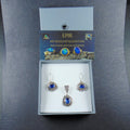 Kolczyki z niebieskimi kyanitami - EPIR Art Jewellery&Gemstone