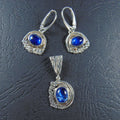 Kolczyki z niebieskimi kyanitami - EPIR Art Jewellery&Gemstone