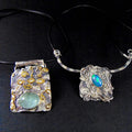 Naszyjnik srebrny Morski Pejzaż - EPIR Art Jewellery&Gemstone