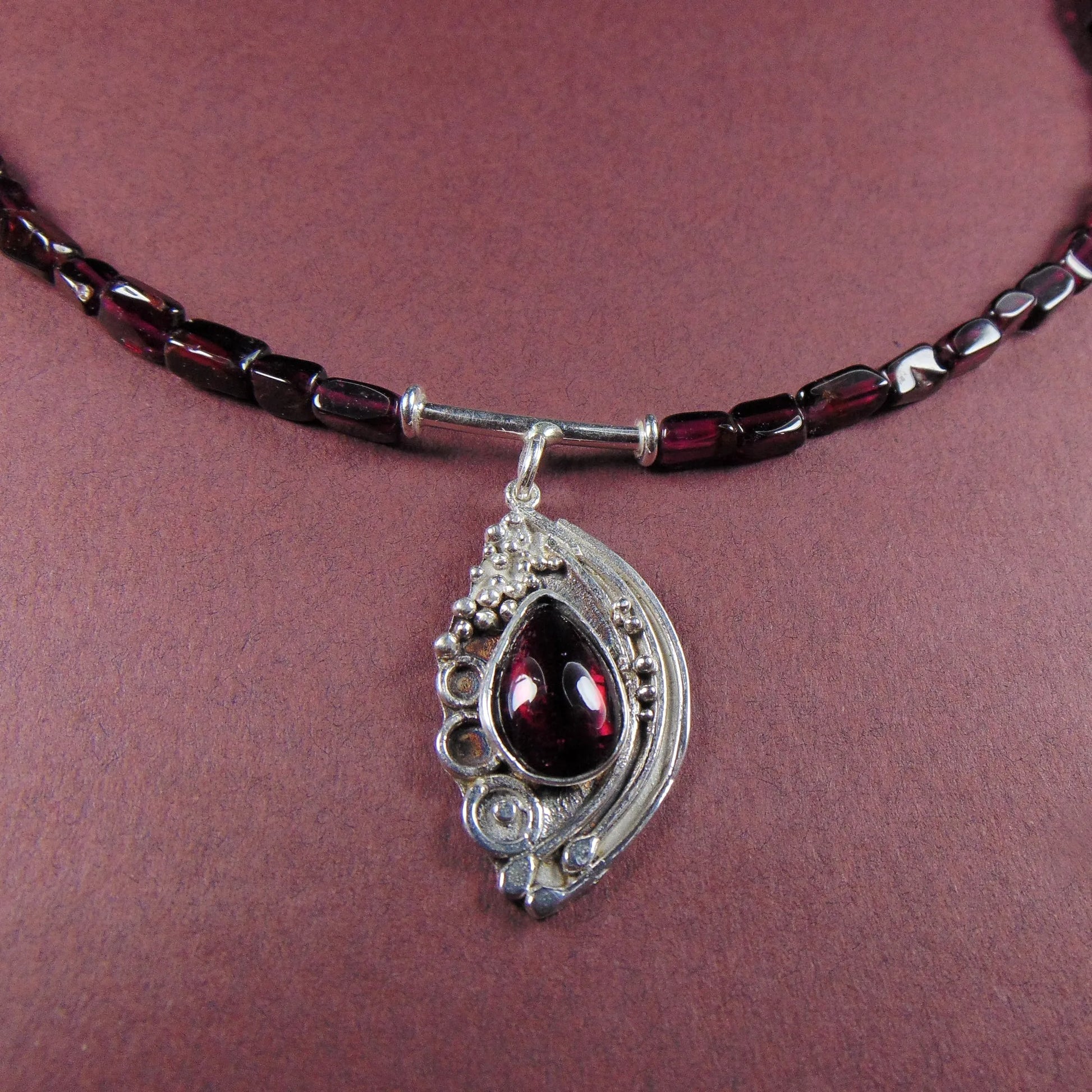Naszyjnik z granatów - EPIR Art Jewellery&Gemstone
