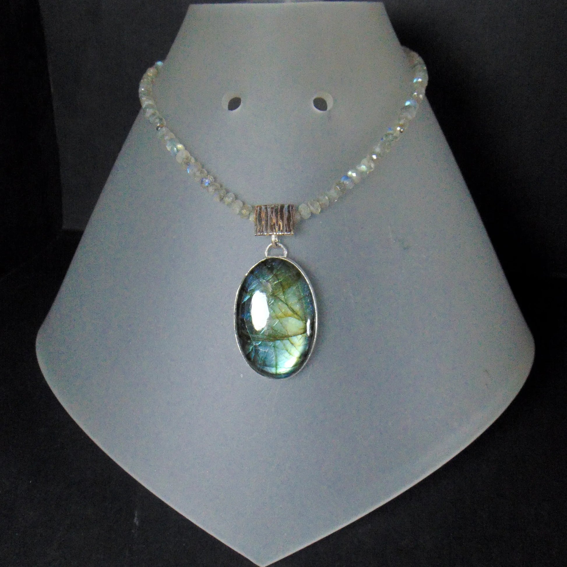 Naszyjnik z labradorytami - EPIR Art Jewellery&Gemstone