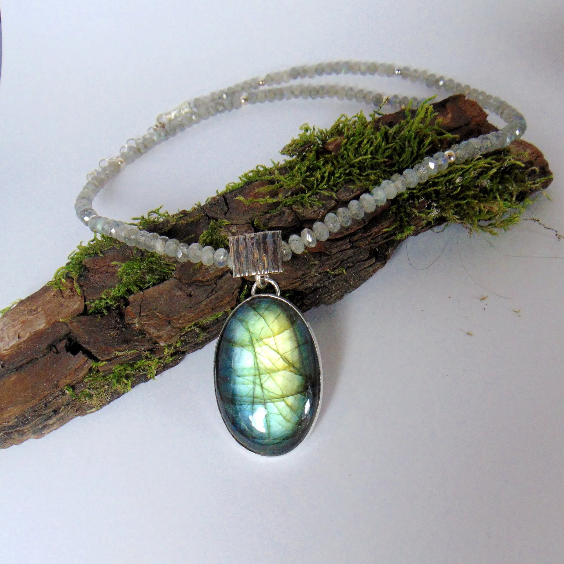 Naszyjnik z labradorytami - EPIR Art Jewellery&Gemstone