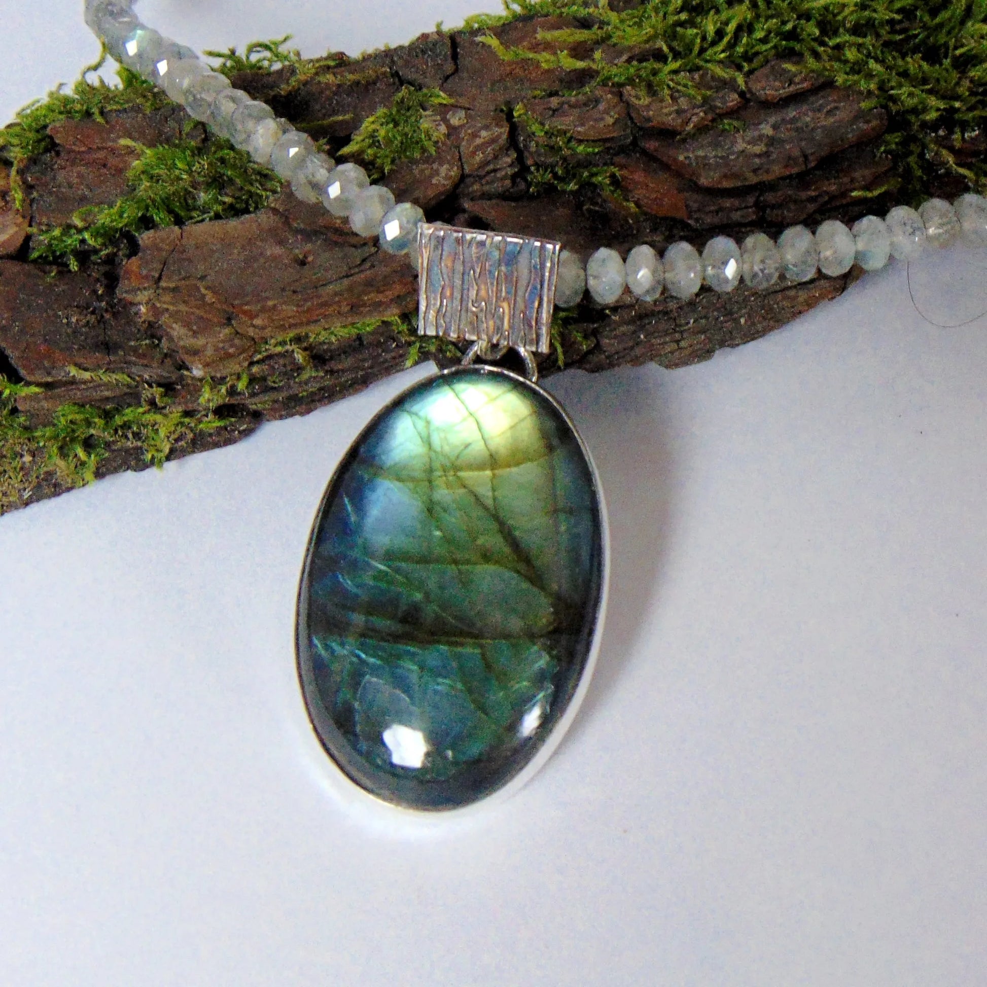 Naszyjnik z labradorytami - EPIR Art Jewellery&Gemstone