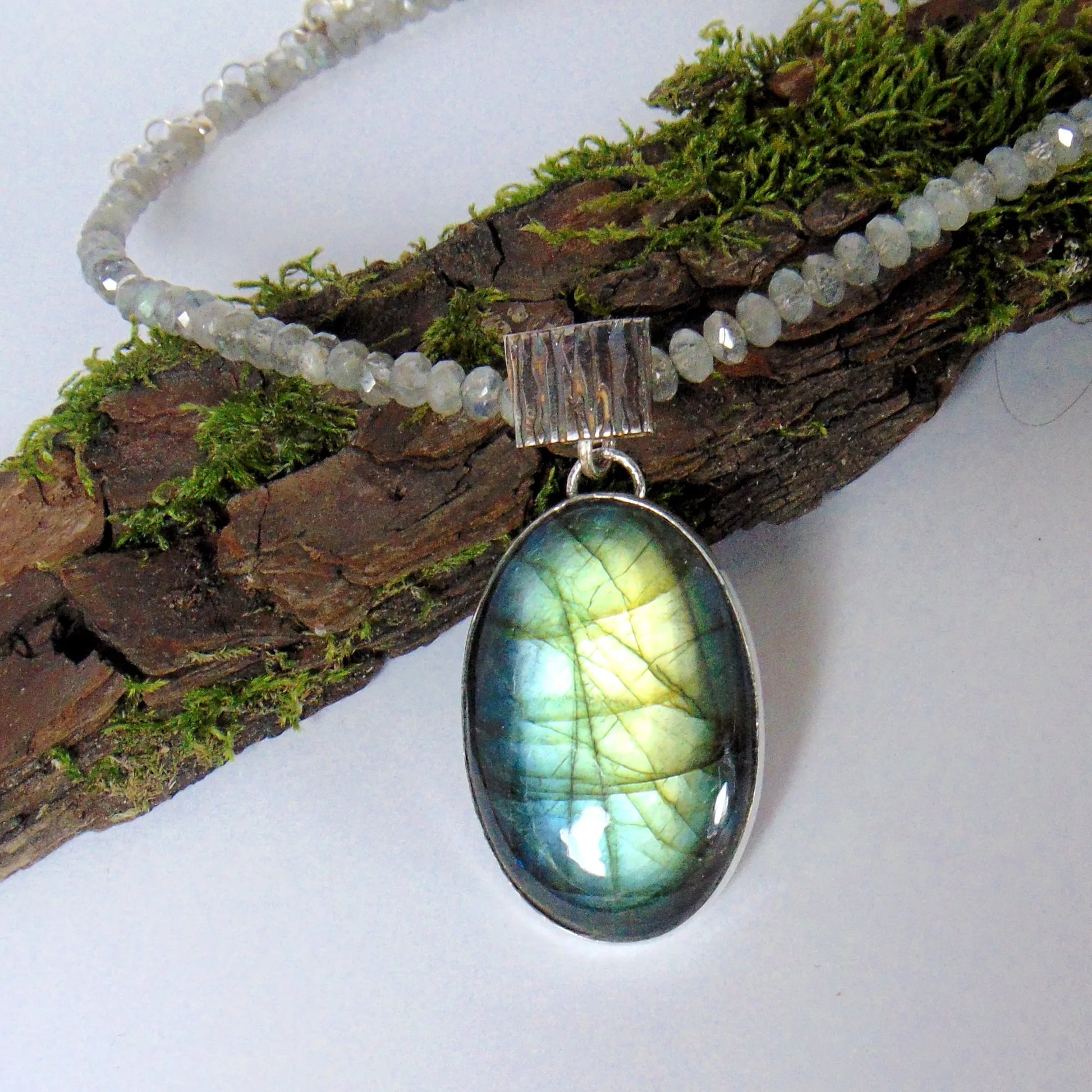 Naszyjnik z labradorytami - EPIR Art Jewellery&Gemstone