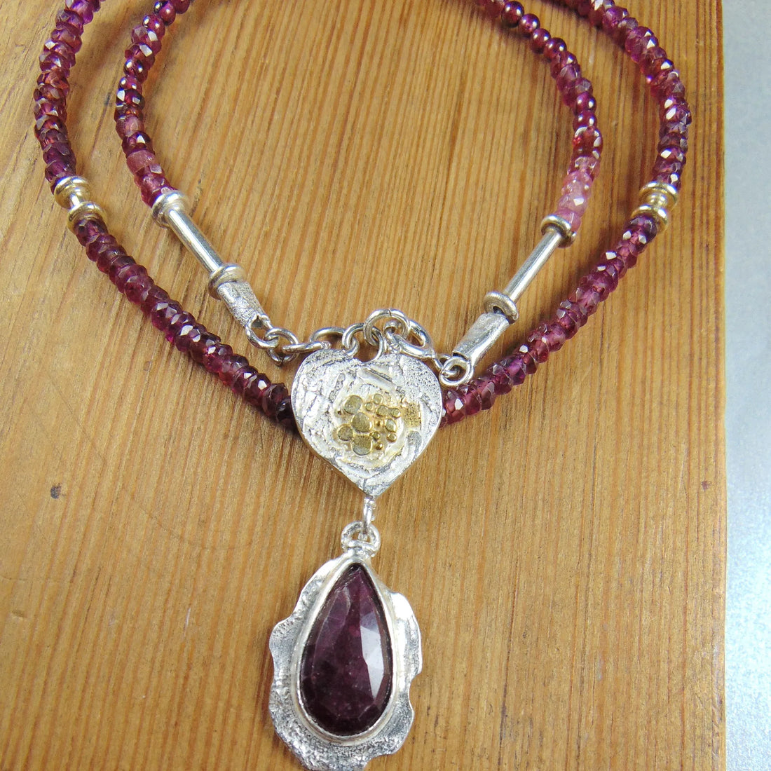 Naszyjnik z rubinami - EPIR Art Jewellery&Gemstone