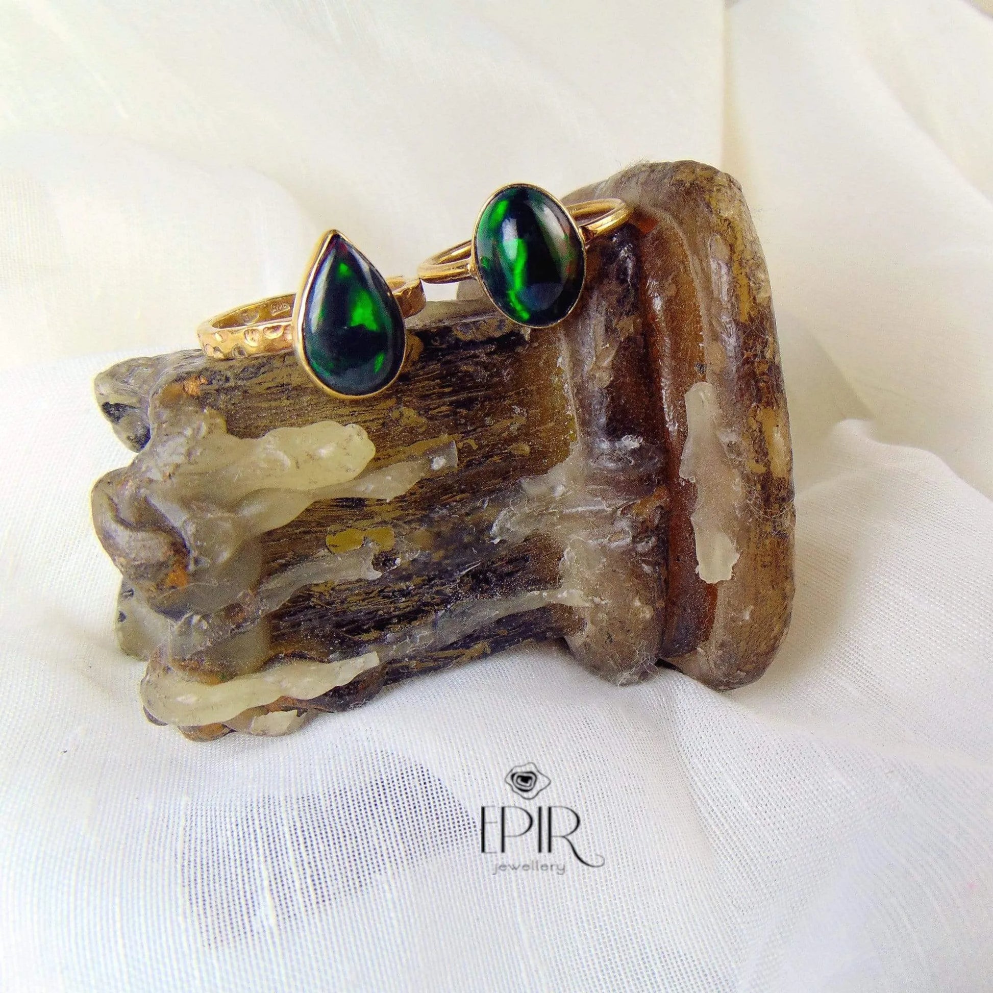 Ogień Afryki - Czarny Opal Etiopski - EPIR Art Jewellery&Gemstone