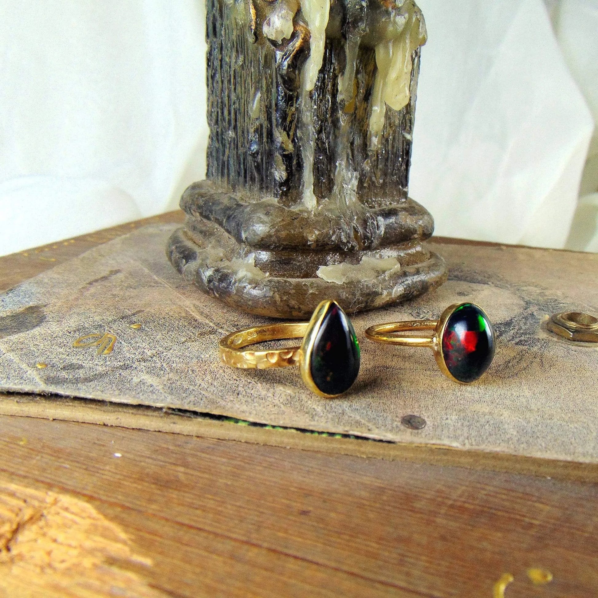 Ogień Afryki - Czarny Opal Etiopski - EPIR Art Jewellery&Gemstone