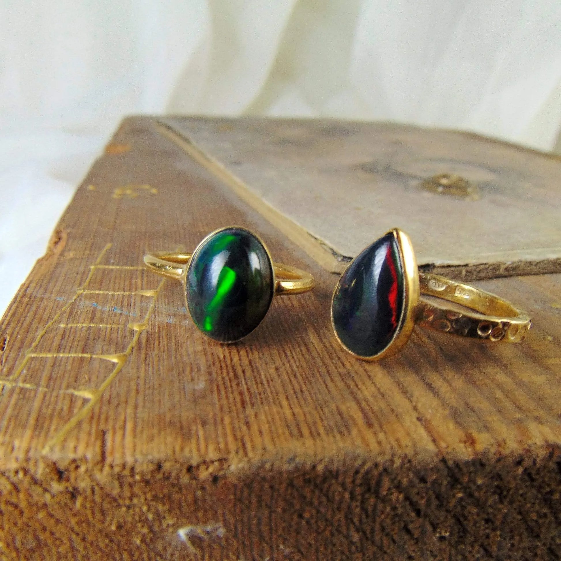 Ogień Afryki - Czarny Opal Etiopski - EPIR Art Jewellery&Gemstone