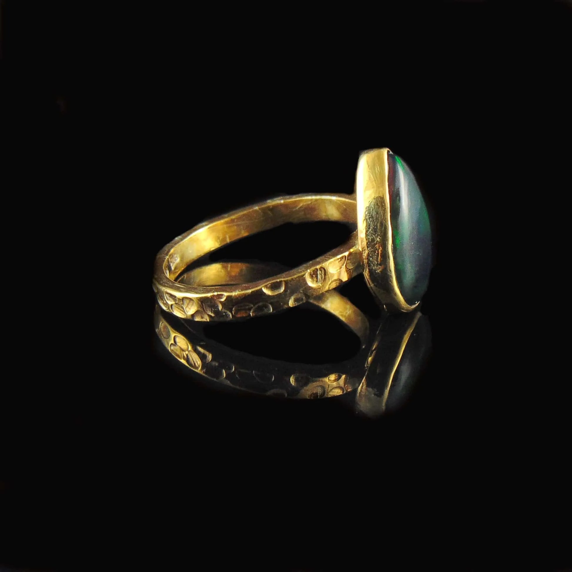 Ogień Afryki - Czarny Opal Etiopski - EPIR Art Jewellery&Gemstone
