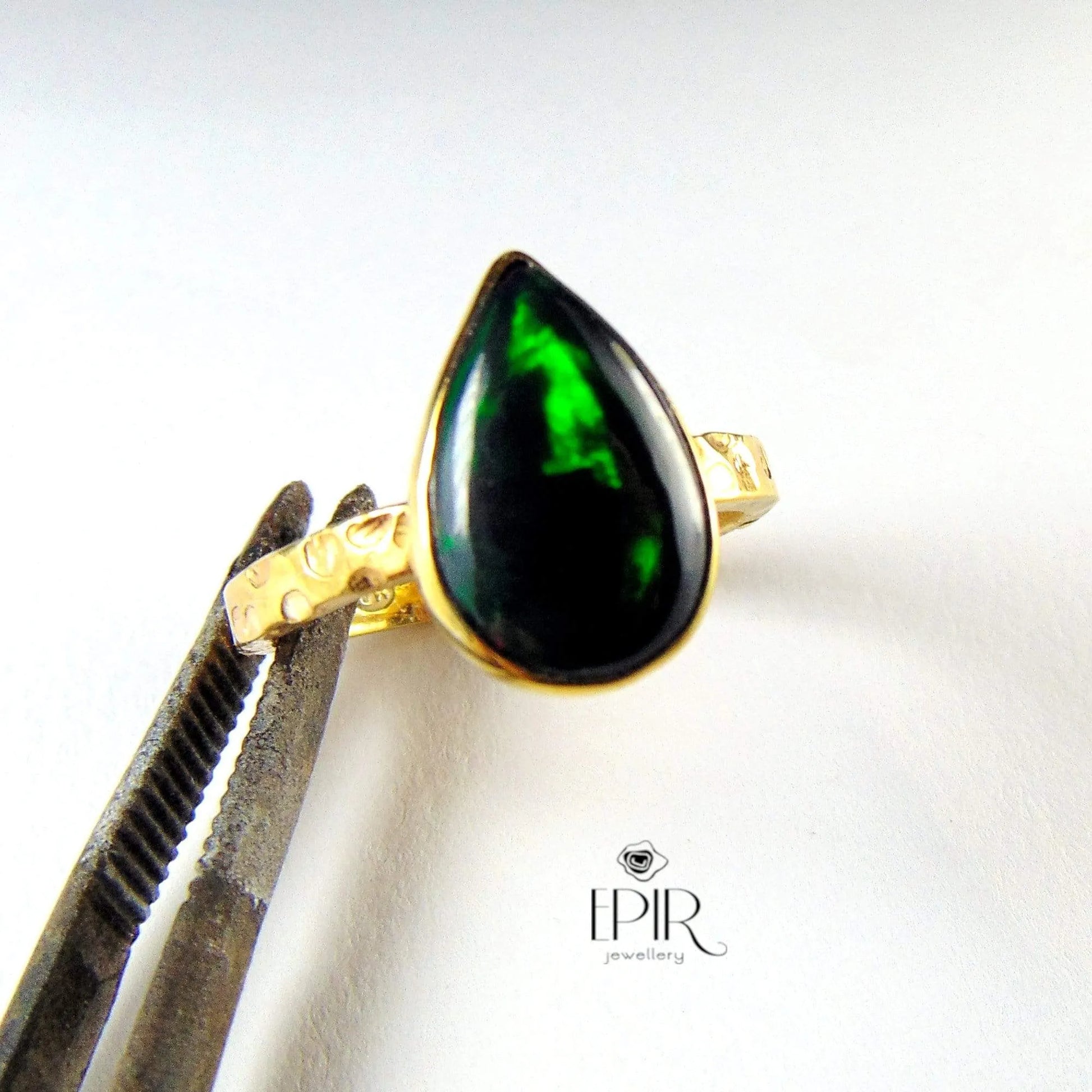 Ogień Afryki - Czarny Opal Etiopski - EPIR Art Jewellery&Gemstone
