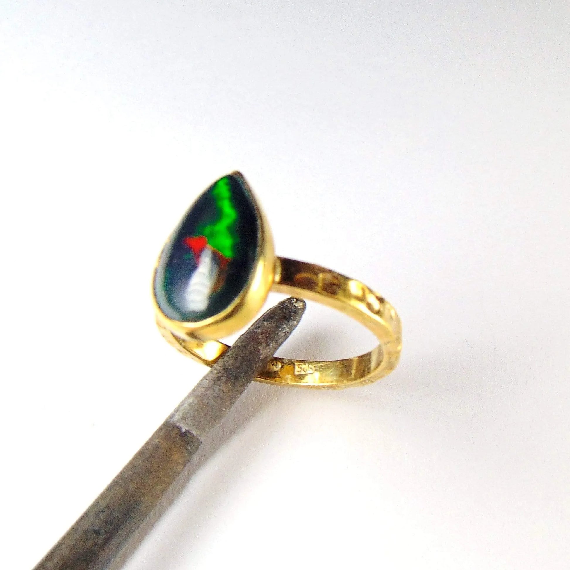 Ogień Afryki - Czarny Opal Etiopski - EPIR Art Jewellery&Gemstone
