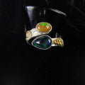 Opalowy Wąż z Niebieskim Opalem - EPIR Art Jewellery&Gemstone