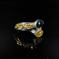 Opalowy Wąż z Niebieskim Opalem - EPIR Art Jewellery&Gemstone