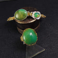 Pierścień z zielonym turkusem - EPIR Art Jewellery&Gemstone