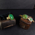 Pierścień z zielonym turkusem - EPIR Art Jewellery&Gemstone