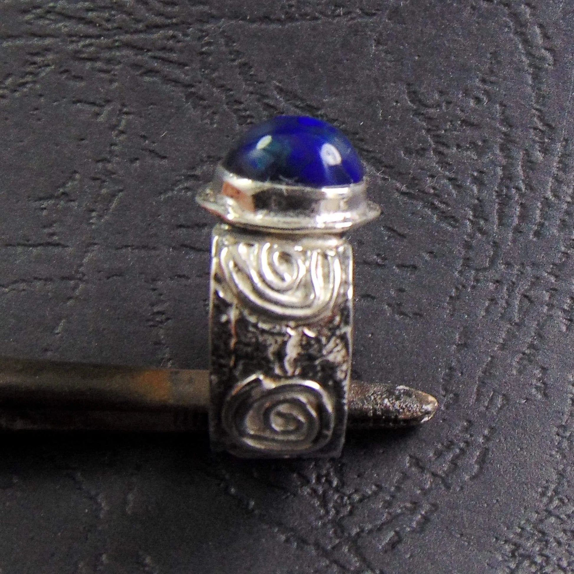 Pierścionek z czarnym opalem - EPIR Art Jewellery&Gemstone