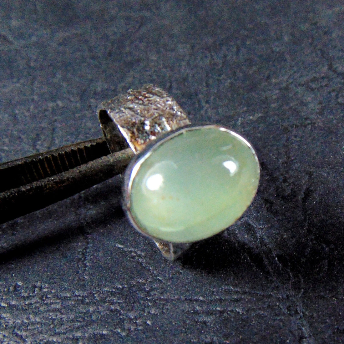 Pierścionek z owalnym akwamarynem - EPIR Art Jewellery&Gemstone