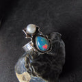 Pierścionek z perłą i opalem - EPIR Art Jewellery&Gemstone