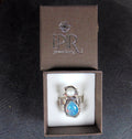Pierścionek z perłą i opalem - EPIR Art Jewellery&Gemstone