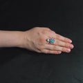 Pierścionek z perłą i opalem - EPIR Art Jewellery&Gemstone