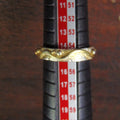 Pierścionek z rubinem i chryzoprazem - EPIR Art Jewellery&Gemstone