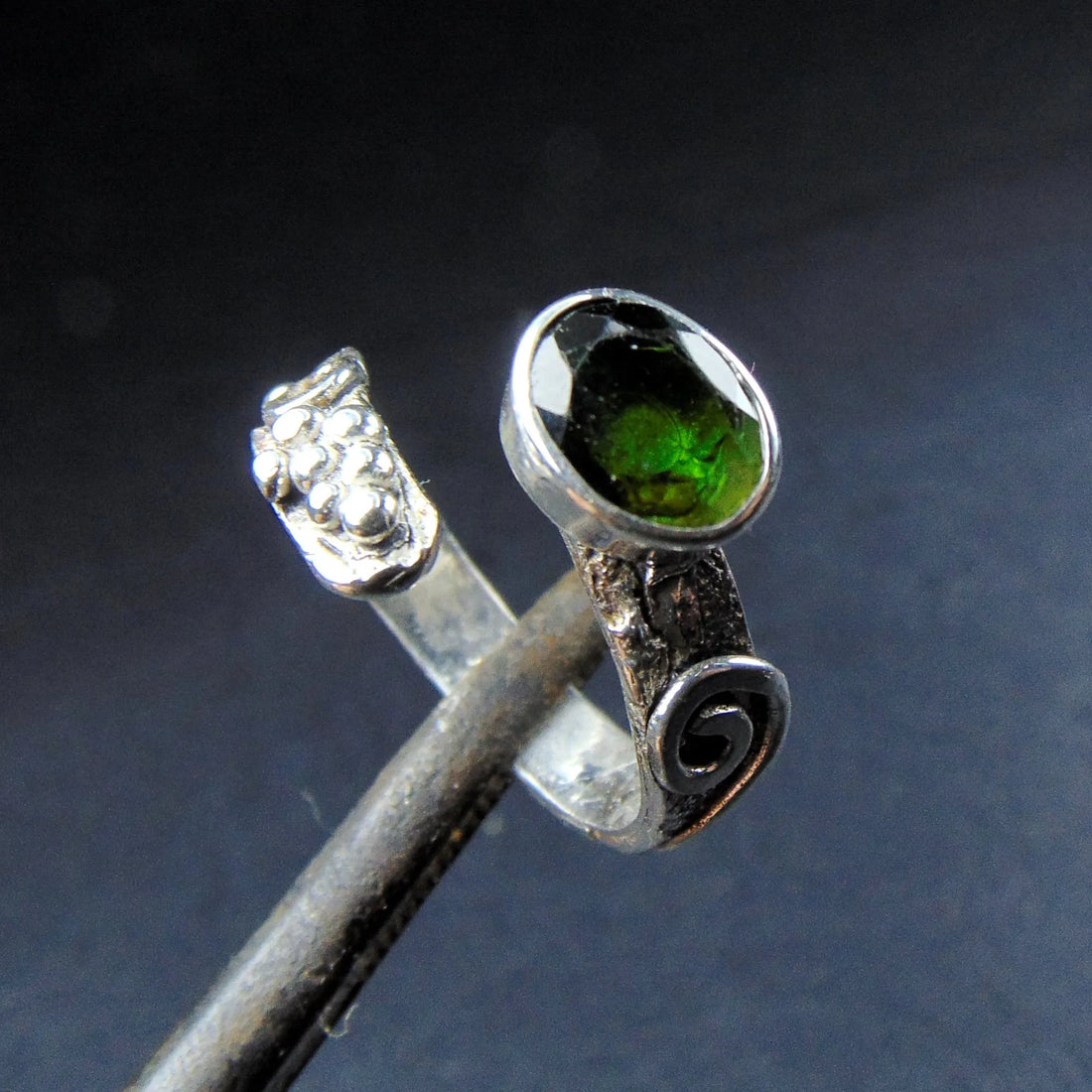 Pierścionek z zielonym turmalinem - EPIR Art Jewellery&Gemstone