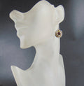 Srebrne kolczyki z granatami - EPIR Art Jewellery&Gemstone