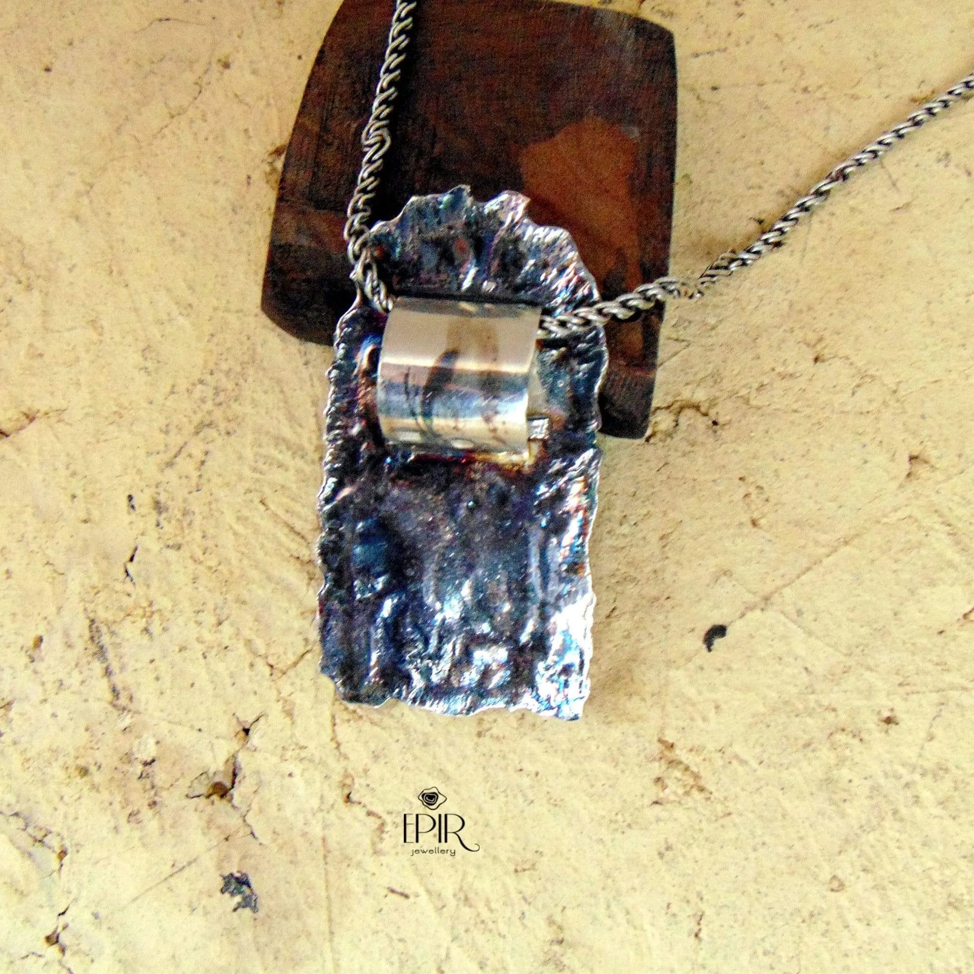 Srebrny wisior z larimarem - EPIR Art Jewellery&Gemstone