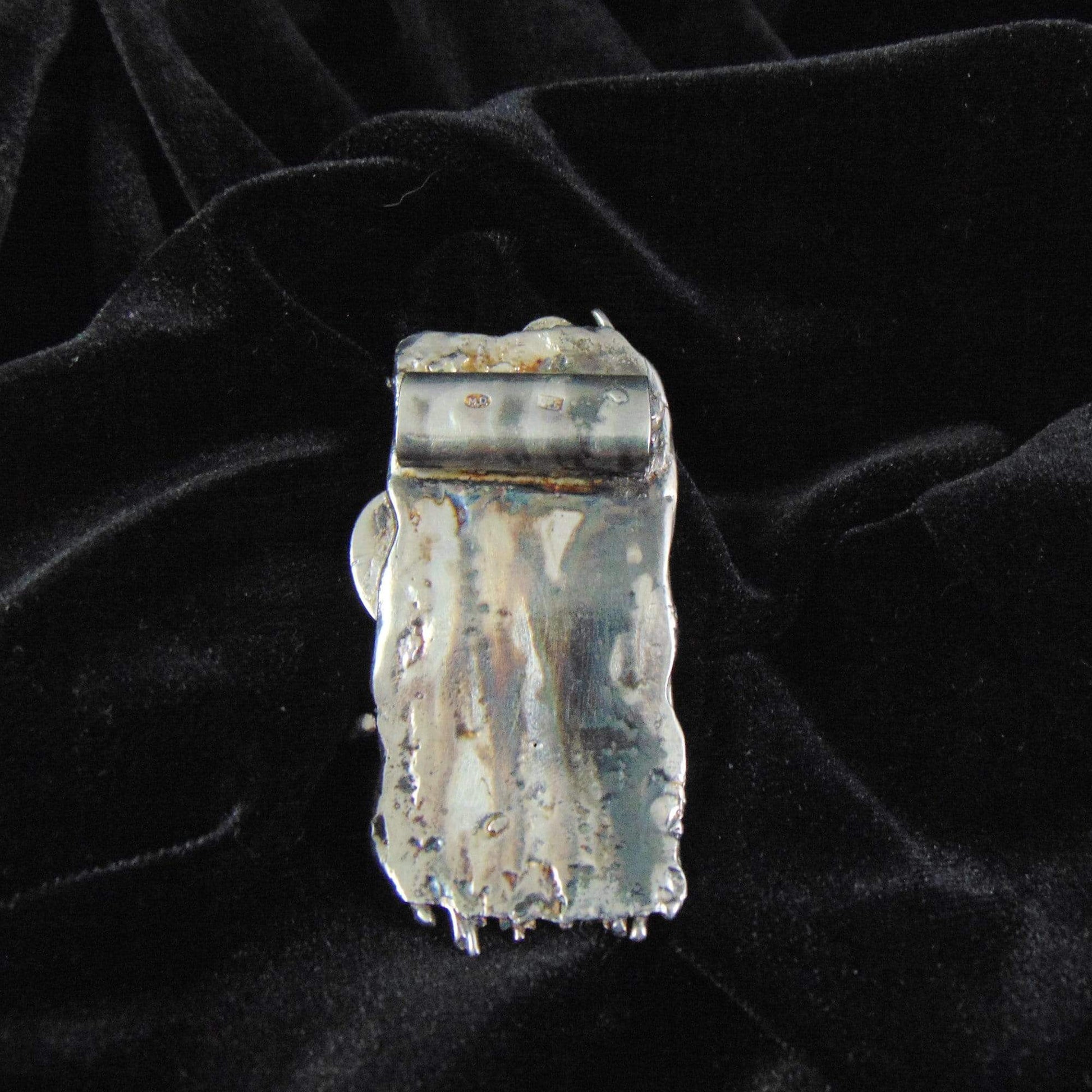 Wisior " Bambusowu gaj" Tanzanit i opal - EPIR Art Jewellery&Gemstone