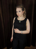Wisior pozłacany z turkusem - EPIR Art Jewellery&Gemstone