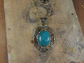 Wisior pozłacany z turkusem - EPIR Art Jewellery&Gemstone